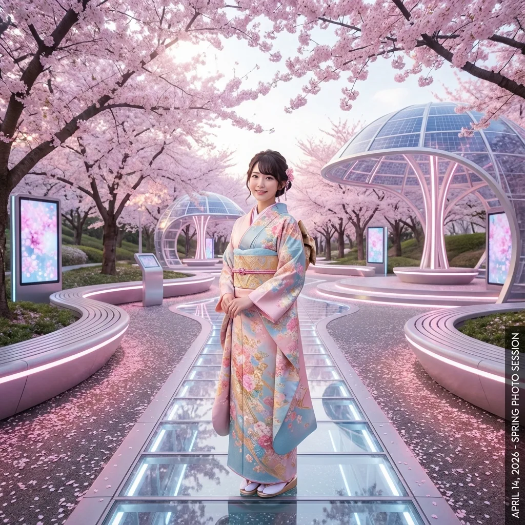 桜の約束:春のアイドル撮影会